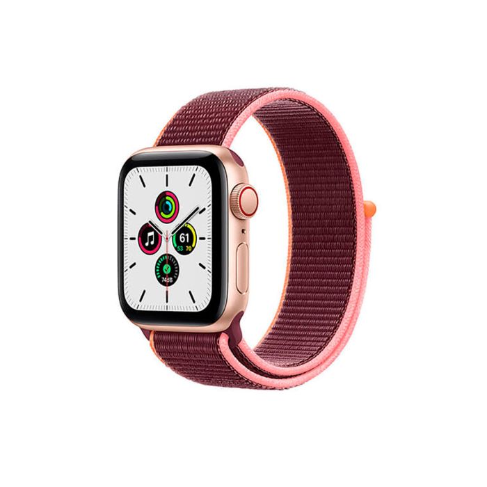 Bracelet 38-40 mm compatible avec Apple Watch métalisé parme (Vendu sans la  montre) - LaCoqueFrancaise