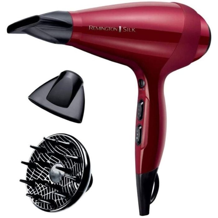 daño cuadrado ciclo Comprar Secador Remington Silk Dryer AC9096/ 2400W/ Rojo · MaxMovil