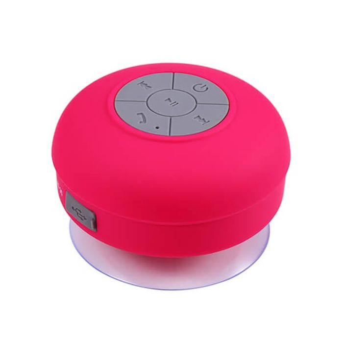 Altavoz para la Ducha Bluetooth Resistente al Agua Rosa ✓ · MaxMovil