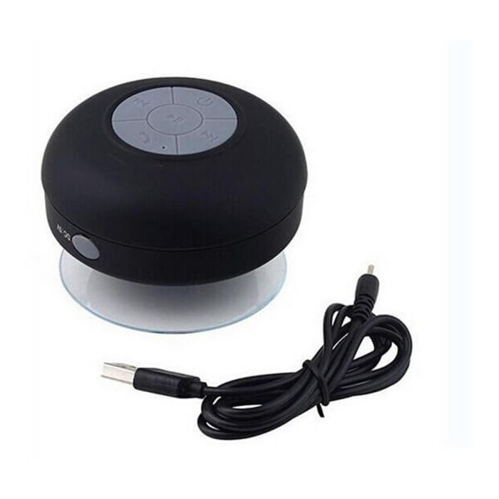Altavoz para la Ducha Bluetooth Resistente al Agua Negro ✓ · MaxMovil
