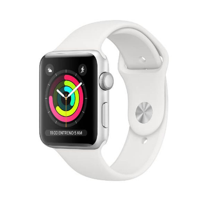 Cuidado Desgracia márketing Comprar Apple Watch Series 3 GPS 42 mm Plata con Correa Deportiva Blanca · MaxMovil Cuidado Desgracia márketing Comprar Apple Watch Series 3 GPS 42 mm Plata con Correa Deportiva Blanca · MaxMovil