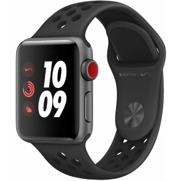 Inolvidable Pigmalión Fruncir el ceño Comprar Apple Watch Serie 5 Nike GPS + Celular 44 mm Gris y correa  deportiva antracita · MaxMovil