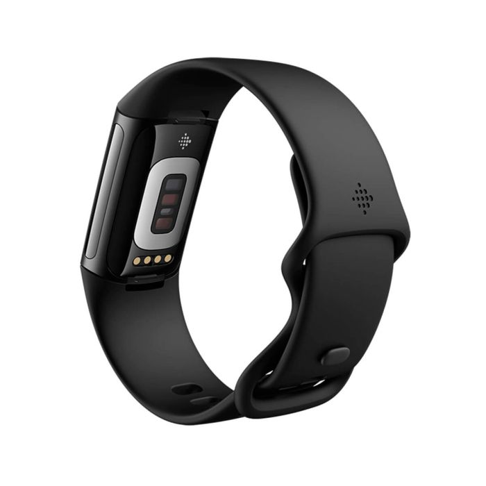 Fitbit Charge 6 Noir (Obsidian Black) et corps en aluminium noir