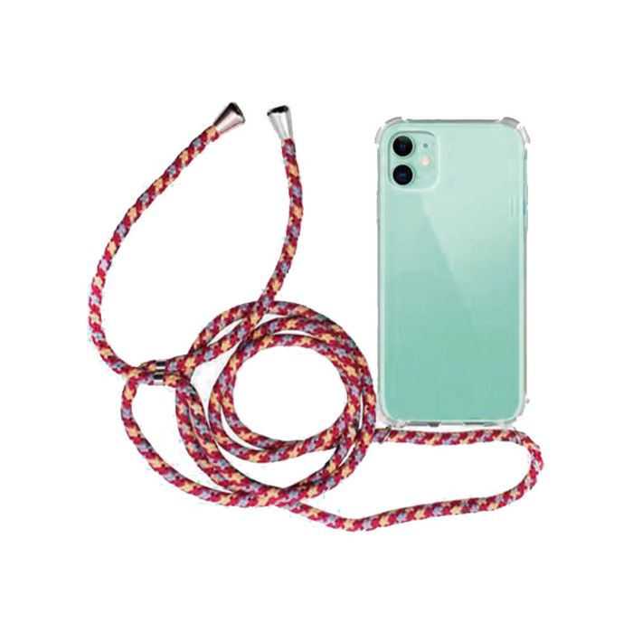 Funda colgante Transparente con cuerda para Xiaomi Redmi Note 8 ✓ENVÍO 24H  · MaxMovil