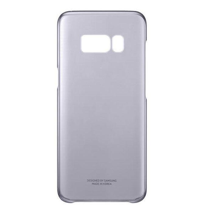 Comrar Samsung Clear Cover morada Galaxy S8 Plus EF-QG955CVE · MaxMovil
