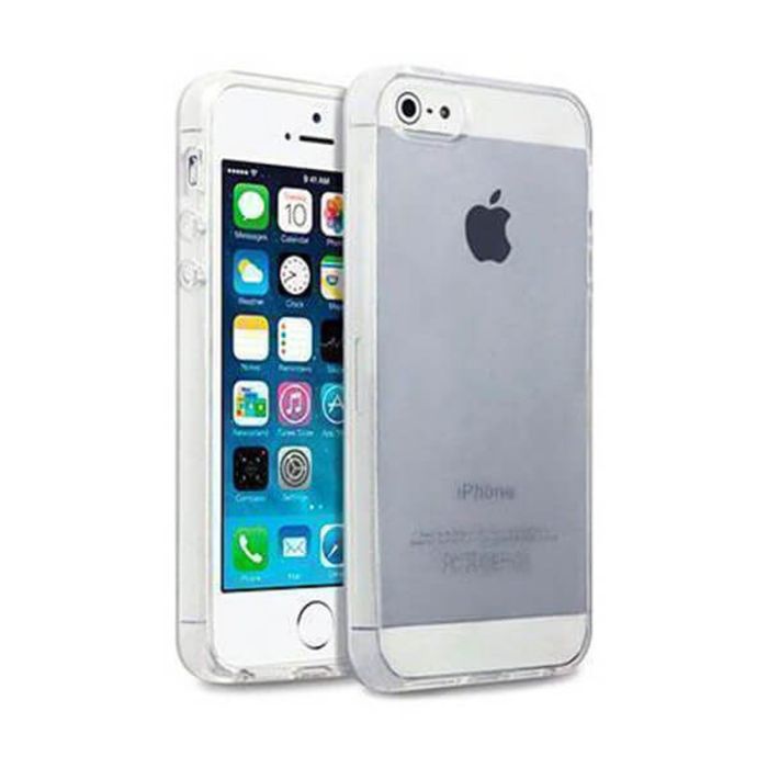 Comprar Funda silicona gel transparente iPhone 5/5S/SE MaxMovil