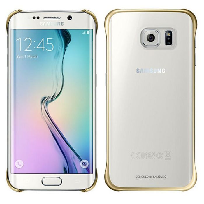 Comprar Funda para Samsung S6 trasparente/oro barata · MaxMovil