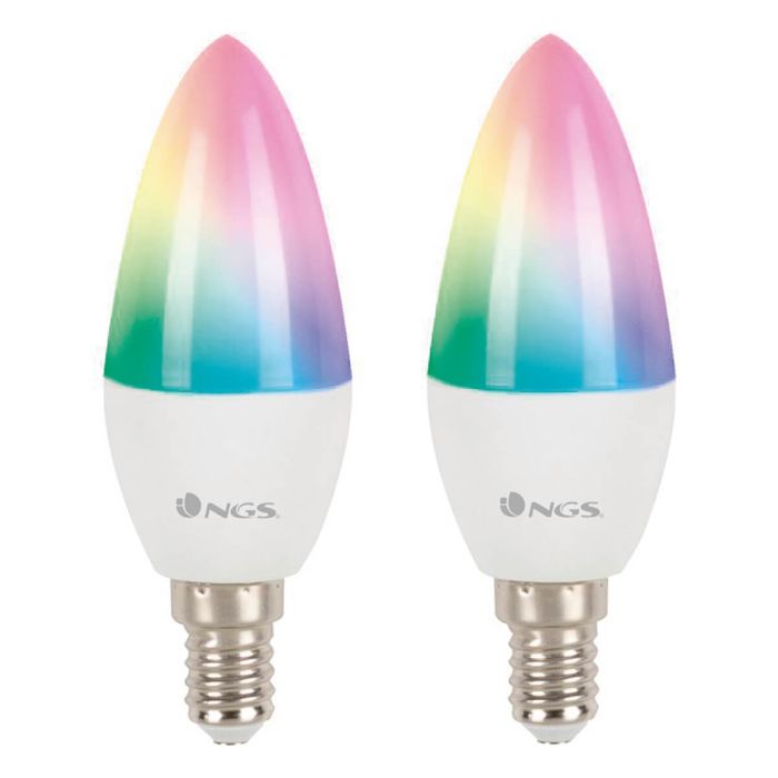 Bombilla Inteligente Led NGS Smart WiFi LED Bulb Gleam 514C ✓ · MaxMovil