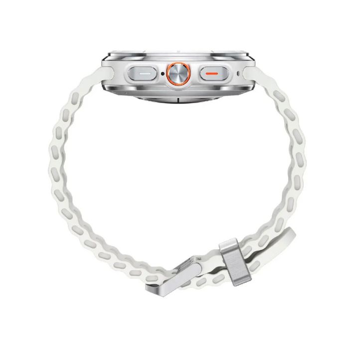 Samsung Galaxy Watch Ultra 4G 47 mm blanc Titanium White et bracelet marin blanc L705