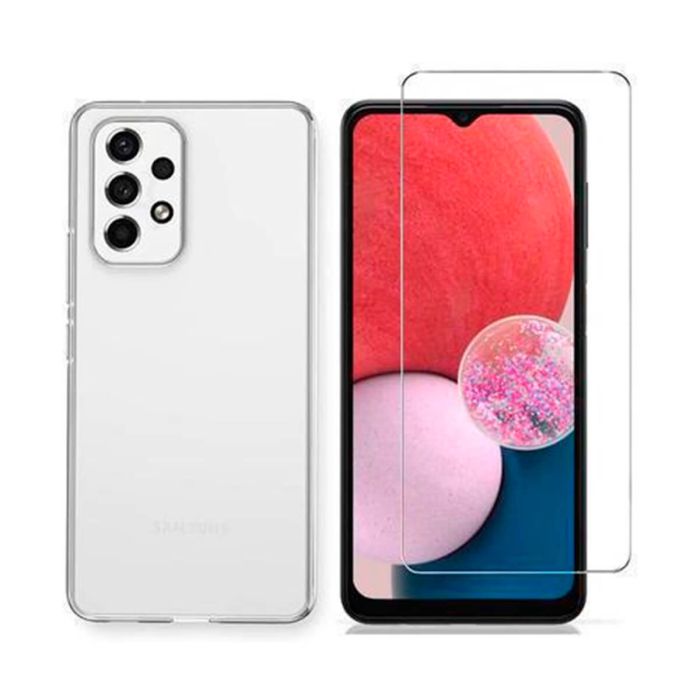 Acheter Protecteur en verre trempé + coque en silicone pour Samsung Galaxy  A13 4G · Expédition 24h✓ · MaxMovil