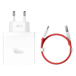 OnePlus Chargeur SUPERVOOC 100W + Câble USB-C Blanc | Expédition 48h✅ · MaxMovil