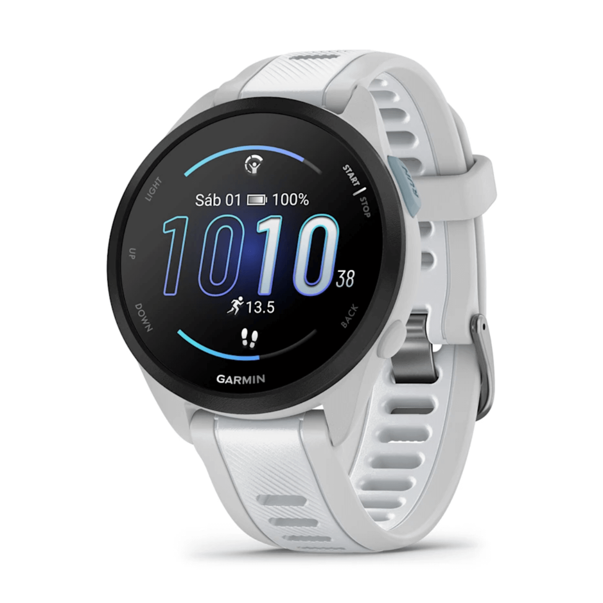 Garmin Forerunner 165 Music 43mm GPS Smartwatch White