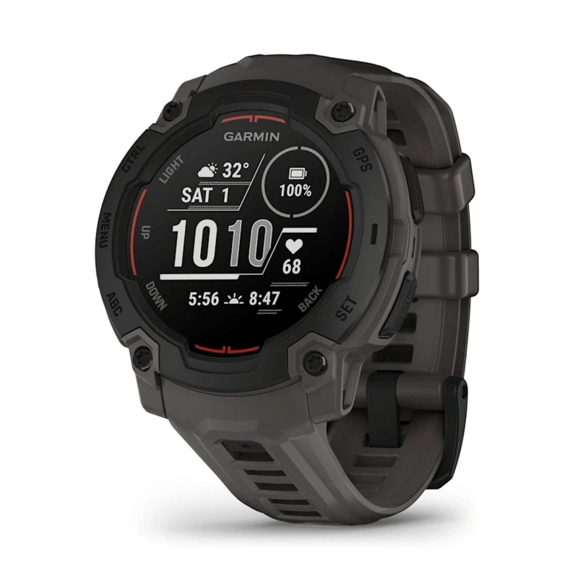 Garmin Instinct E 45mm GPS Negro con Correa Carbón