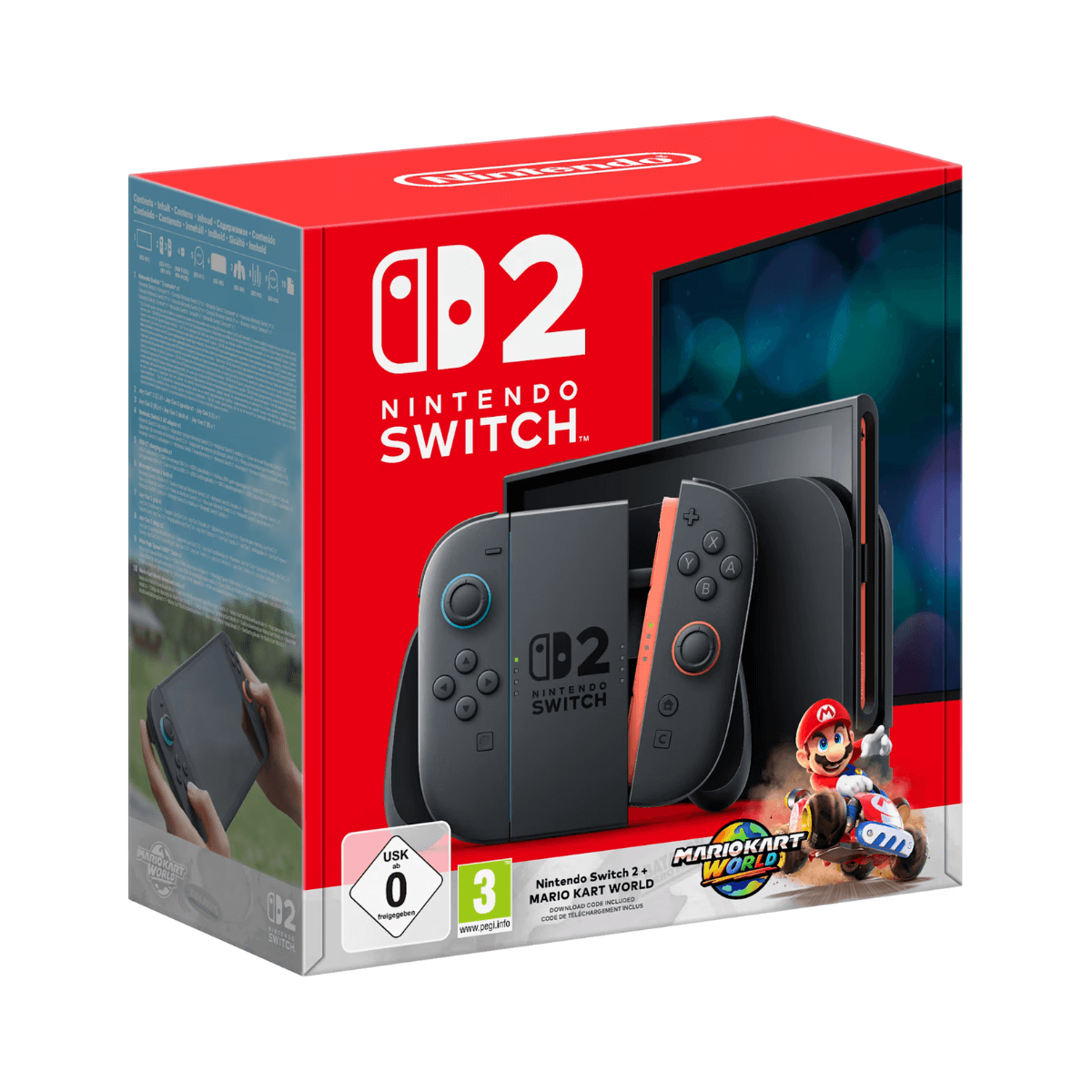 Consola Nintendo Switch 2 Negra + Mario Kart World