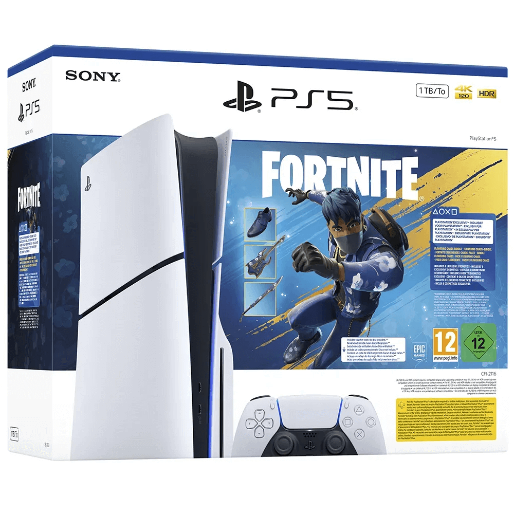 Consola Sony PlayStation 5 Slim 1TB Edición Disco - Fortnite Flowerin