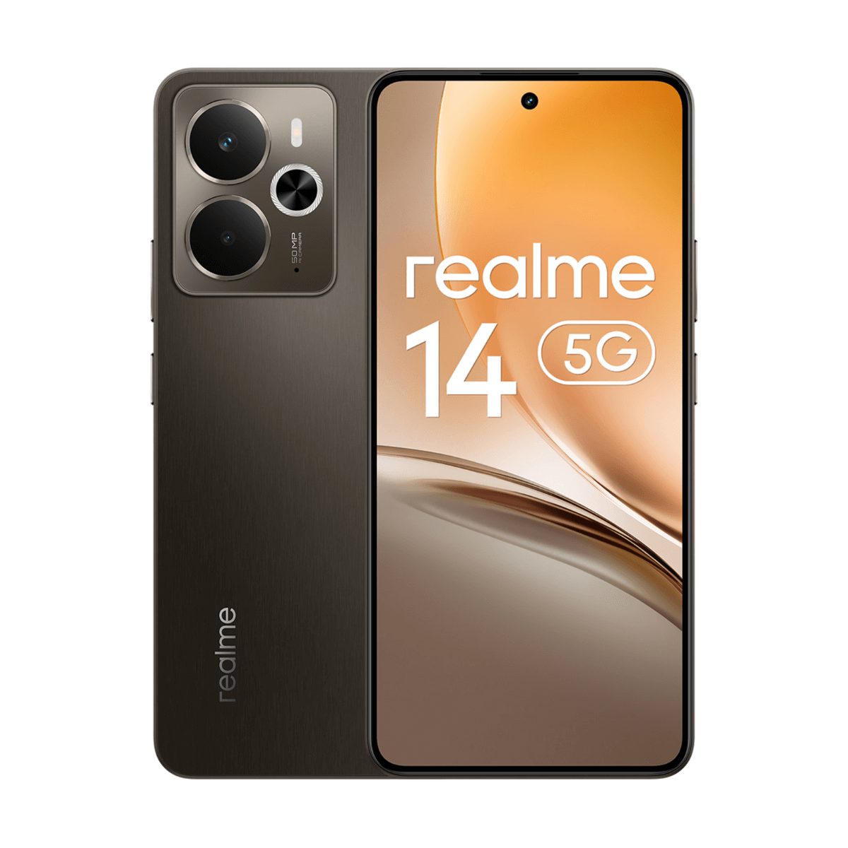 Realme 14 5G 12GB/256GB Marrón Metálico (Storm Titanium) Dual SIM