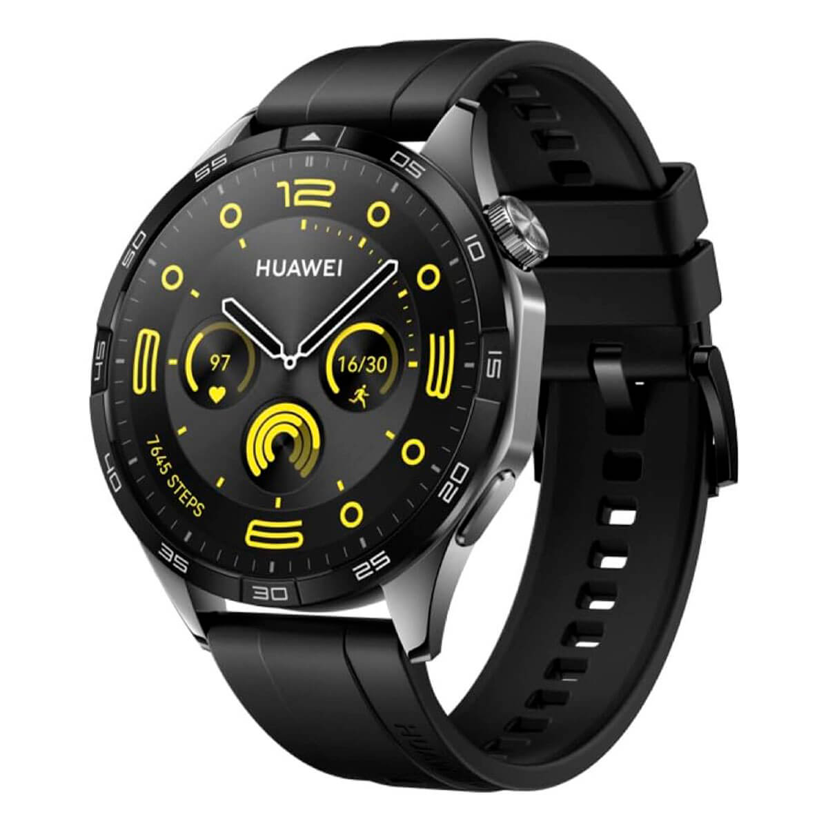 Huawei Watch GT 4 46mm Bluetooth Negro (Black Fluoroelastomer Strap)