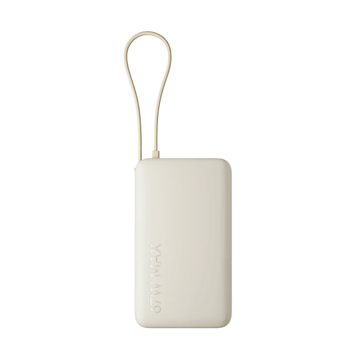 Xiaomi 67W Power Bank 10.000 mAh (Integrated Cable) Beige (Tan)