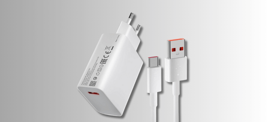 Xiaomi MDY-08-EI Cargador Rápido USB 3.0 18W + Cable de datos USB-C Blanco  (White