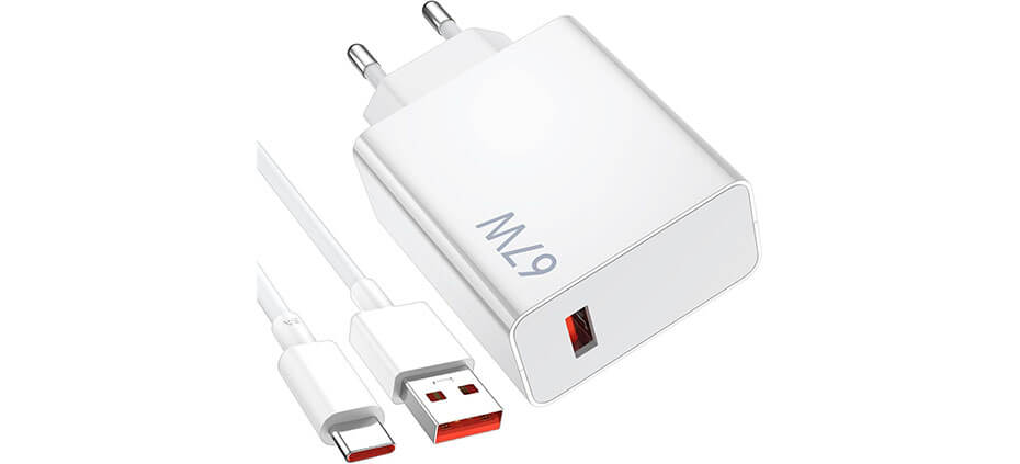 Xiaomi Charging Combo 120W Cargador Rápido USB-A + Cable de datos USB-C  Blanco MDY