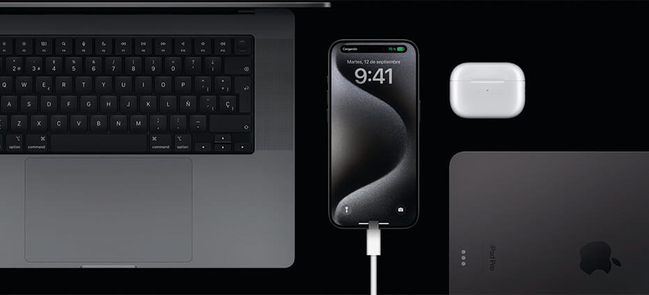 Apple iPhone 15 Pro 128GB Titanium Black (Titanium Black)