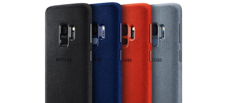 Samsung Alacantara para Galaxy S9 Azul