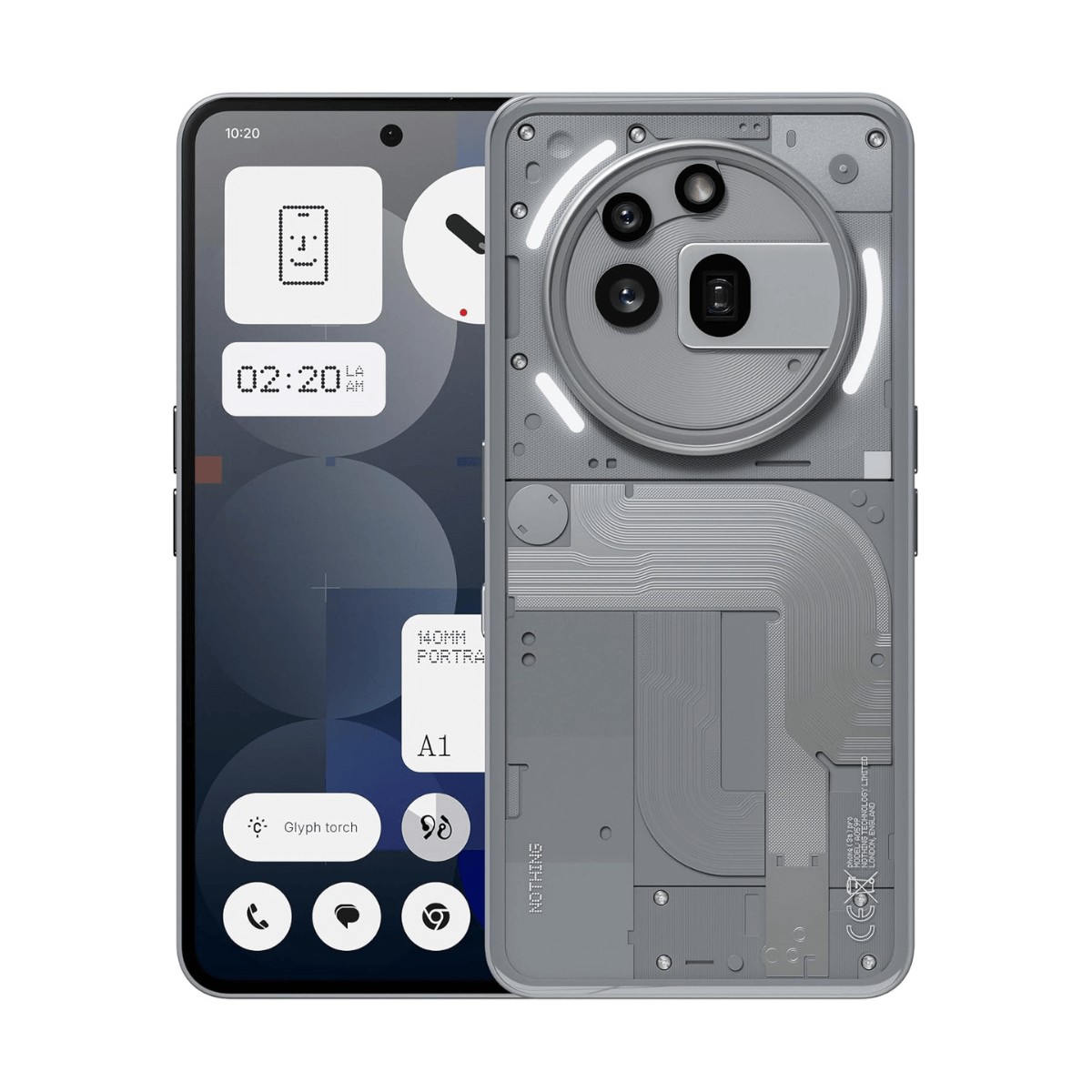 Nothing Phone 3a Pro 5G 12GB/256GB Gris (Grey) Dual SIM