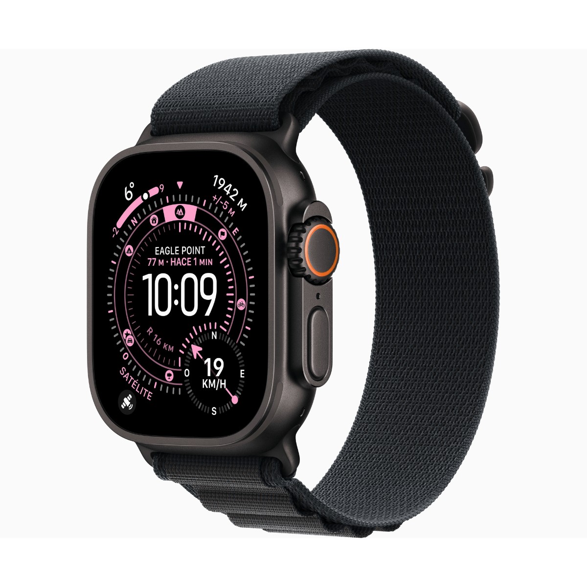 Apple Watch Ultra 3 GPS + Cellular 49mm Titanio Negro con Correa Alpi