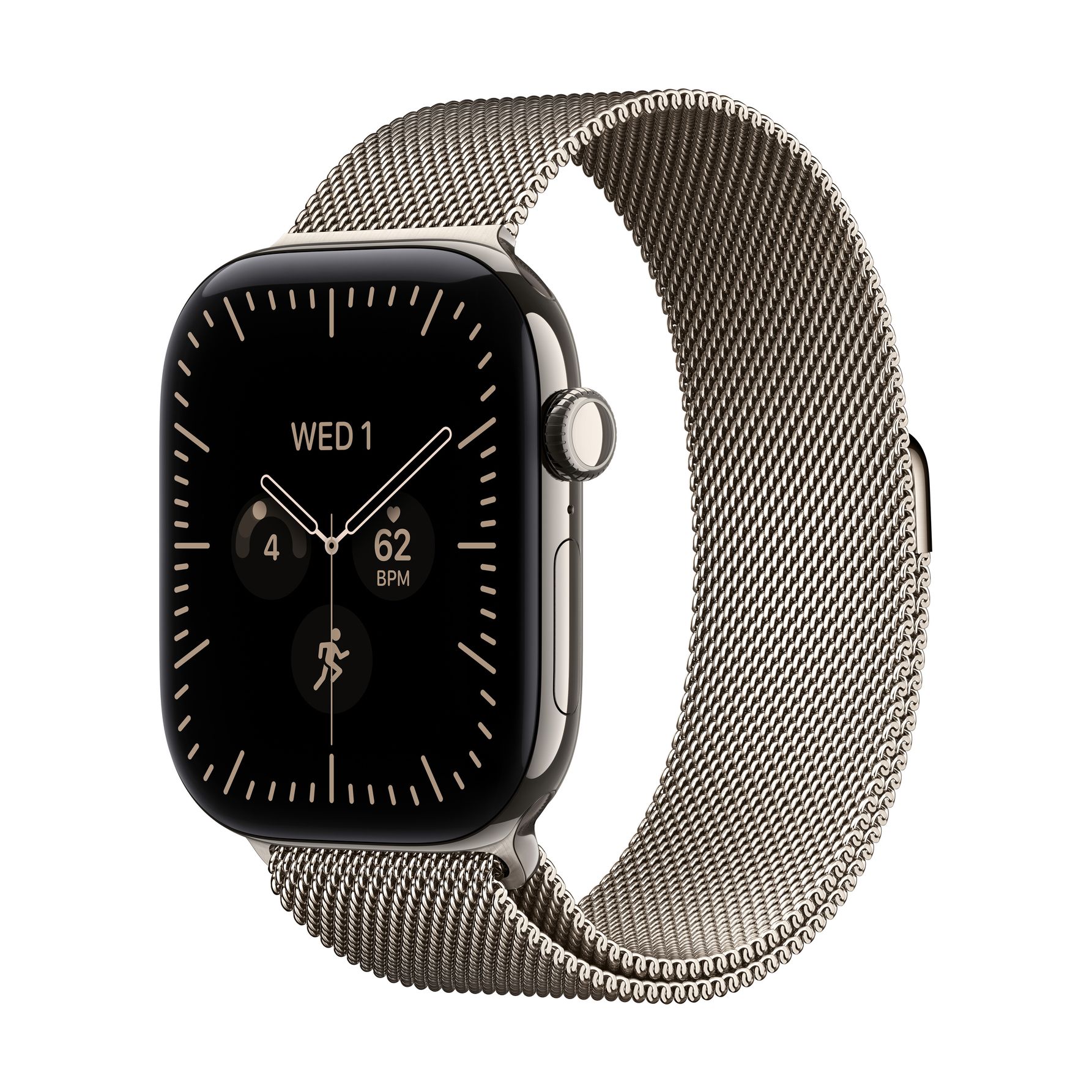 Apple Watch Series 12 GPS + Cellular 42mm Titanio Natural y Correa Mi