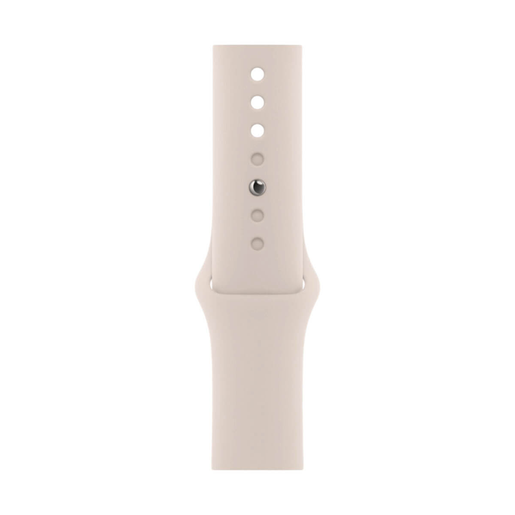 Apple Watch Series 9 GPS + Celular 45 mm Aluminio y Correa deportiva Blanca (Starlight) MRM93 - Talla M/L