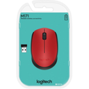 Ratón Inalámbrico Logitech M171/ Hasta 1000 DPI/ Rojo