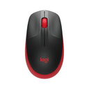 Ratón Inalámbrico Logitech M190/ Hasta 1000 DPI/ Rojo