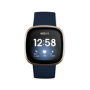 Fitbit Versa 3 Aluminio Dorado y Correa Azul Medianoche (Midnight)