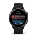 Garmin Vivoactive 6 GPS 42mm Negro con Correa de Silicona Negra
