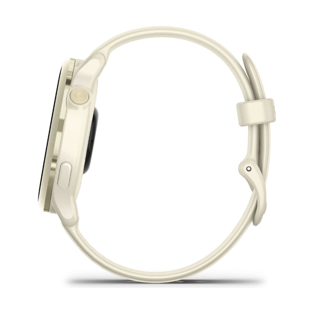 Garmin Vivoactive 6 GPS 42mm Dorado con Correa de Silicona Blanca
