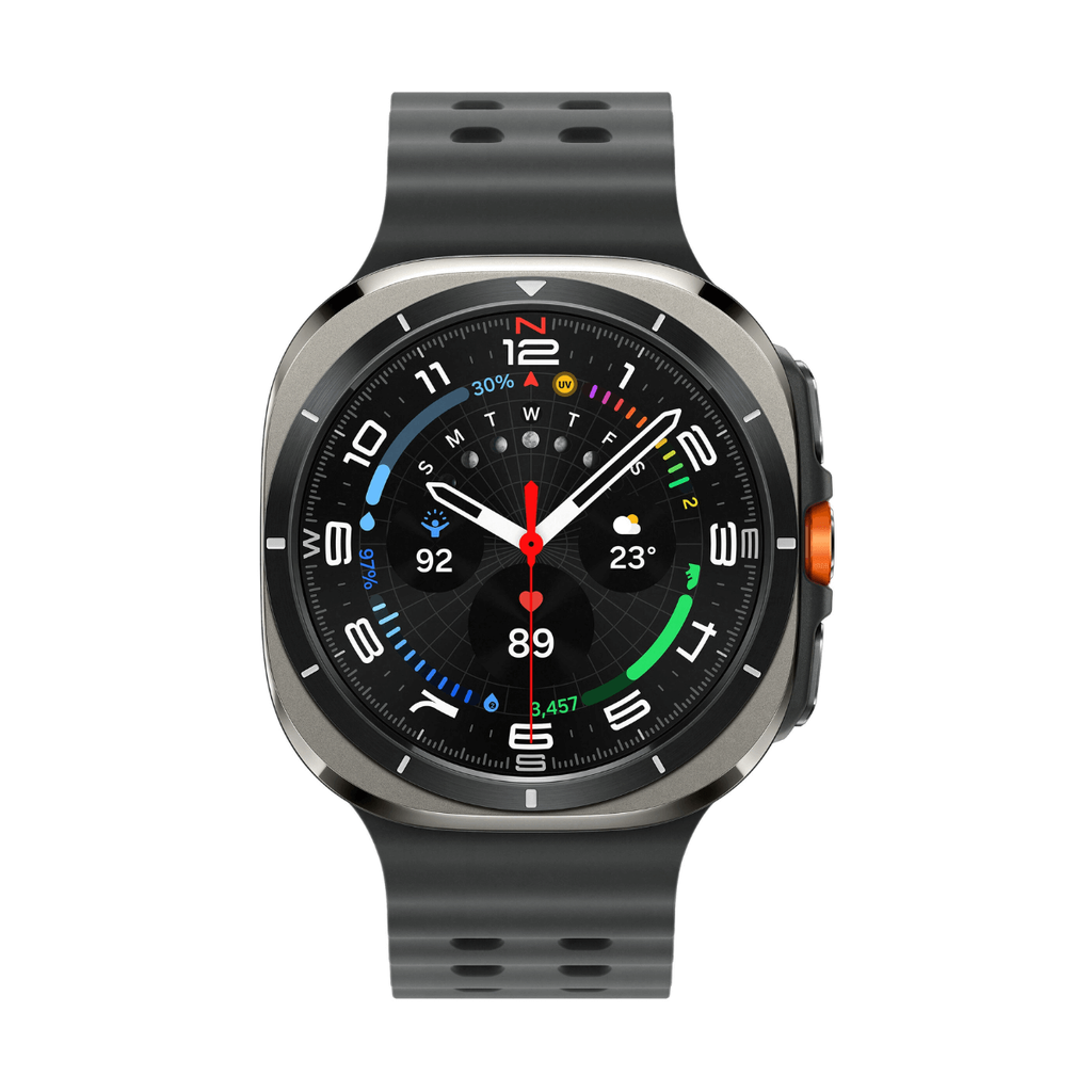 Samsung Galaxy Watch Ultra 2025 47mm LTE Plata (Titanium Silver) y Correa Marine Band Gris Oscuro L705