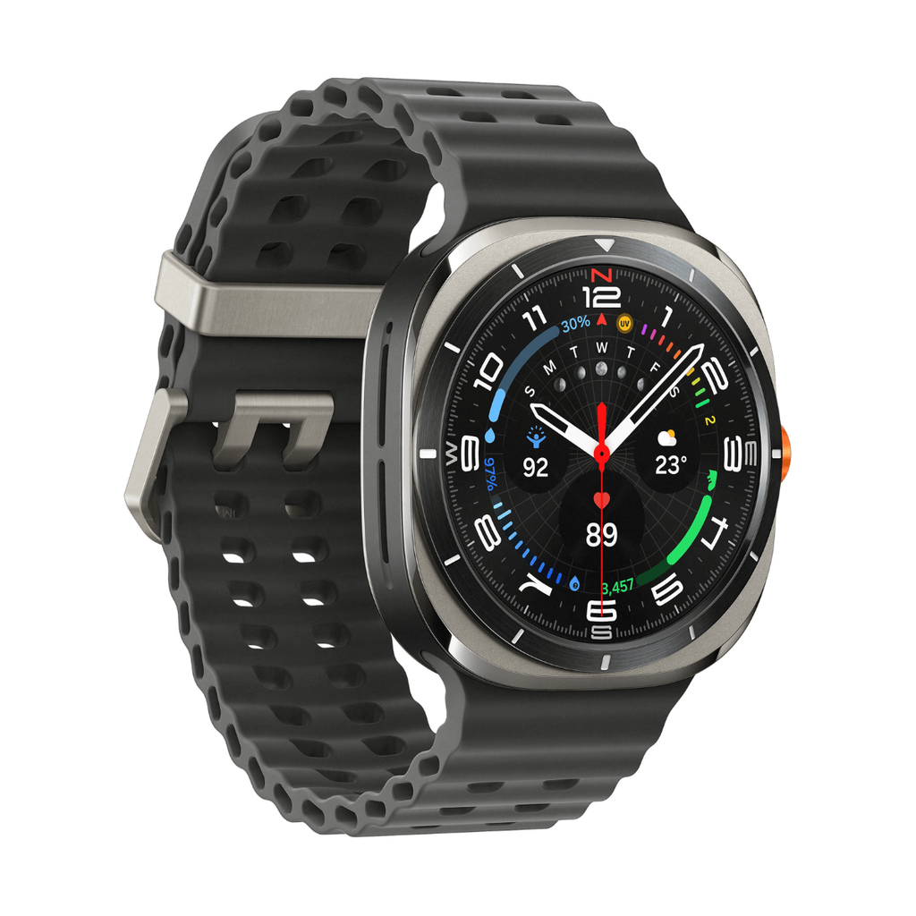 Samsung Galaxy Watch Ultra 2025 47mm LTE Plata (Titanium Silver) y Correa Marine Band Gris Oscuro L705