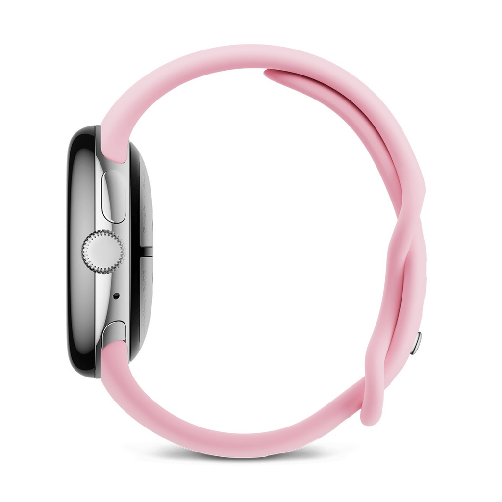 Google Pixel Watch 3 41mm LTE Plata (Polished Silver) y Correa Deportiva Rosa Cuarzo (Rose Quartz)
