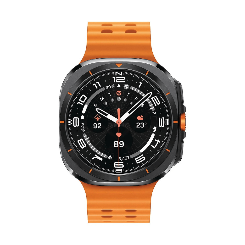 Samsung Galaxy Watch Ultra 2025 47mm LTE Gris (Titanium Gray) y Correa Marine Band Naranja L705
