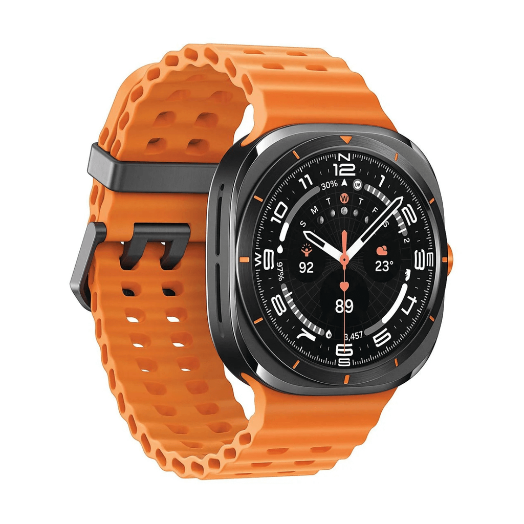 Samsung Galaxy Watch Ultra 2025 47mm LTE Gris (Titanium Gray) y Correa Marine Band Naranja L705
