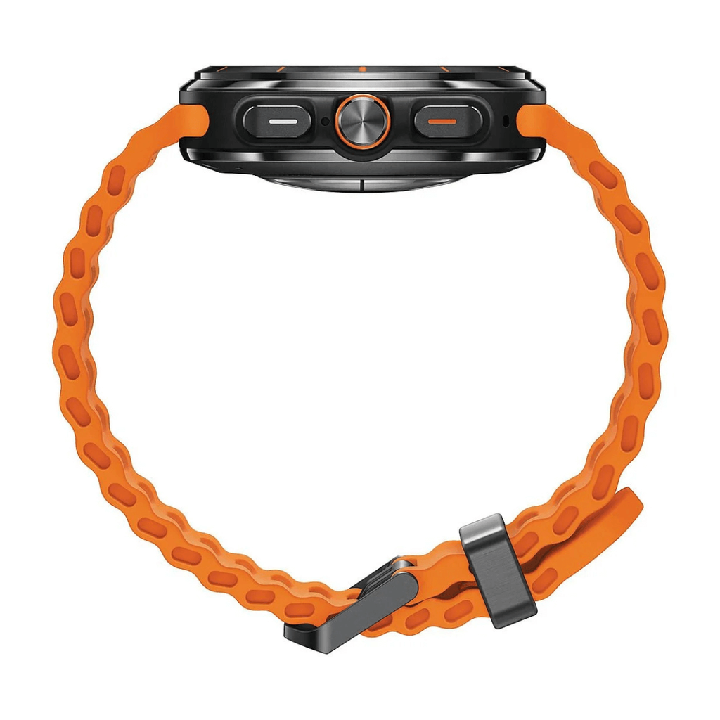 Samsung Galaxy Watch Ultra 2025 47mm LTE Gris (Titanium Gray) y Correa Marine Band Naranja L705
