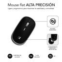 Ratón Inalámbrico Subblim Wireless Mini/ Hasta 1600 DPI/ Gris Espacial