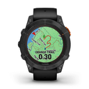 Garmin Fénix 7 Pro Solar 47mm GPS Gris con Correa Negra