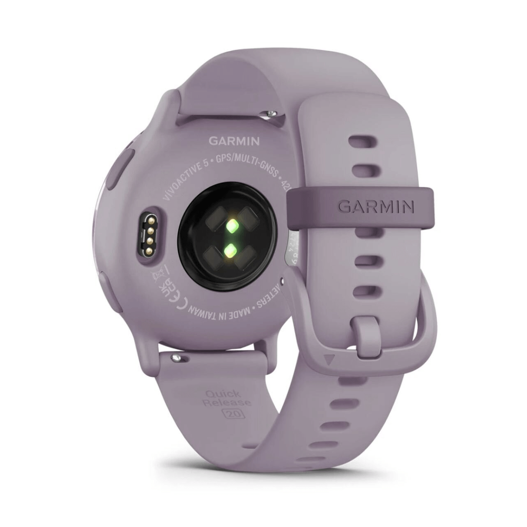 Garmin Vivoactive 5 GPS 42mm Bisel de Aluminio Lila con Correa de Silicona Lila