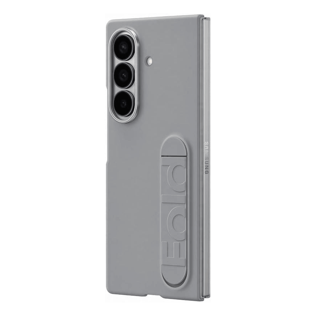 Funda de silicona Samsung Gris y Protector de pantalla para Galaxy Z Fold7