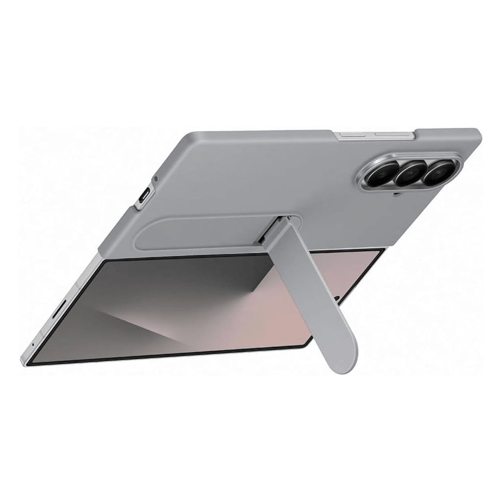 Funda de silicona Samsung Gris y Protector de pantalla para Galaxy Z Fold7