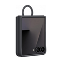 Funda de silicona con anillo Samsung Negra para Galaxy Z Flip7