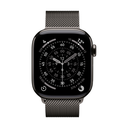 Apple Watch Series 11 GPS + Cellular 46mm Titanio Negro Pizarra y Correa Milanese Loop Negra Pizarra