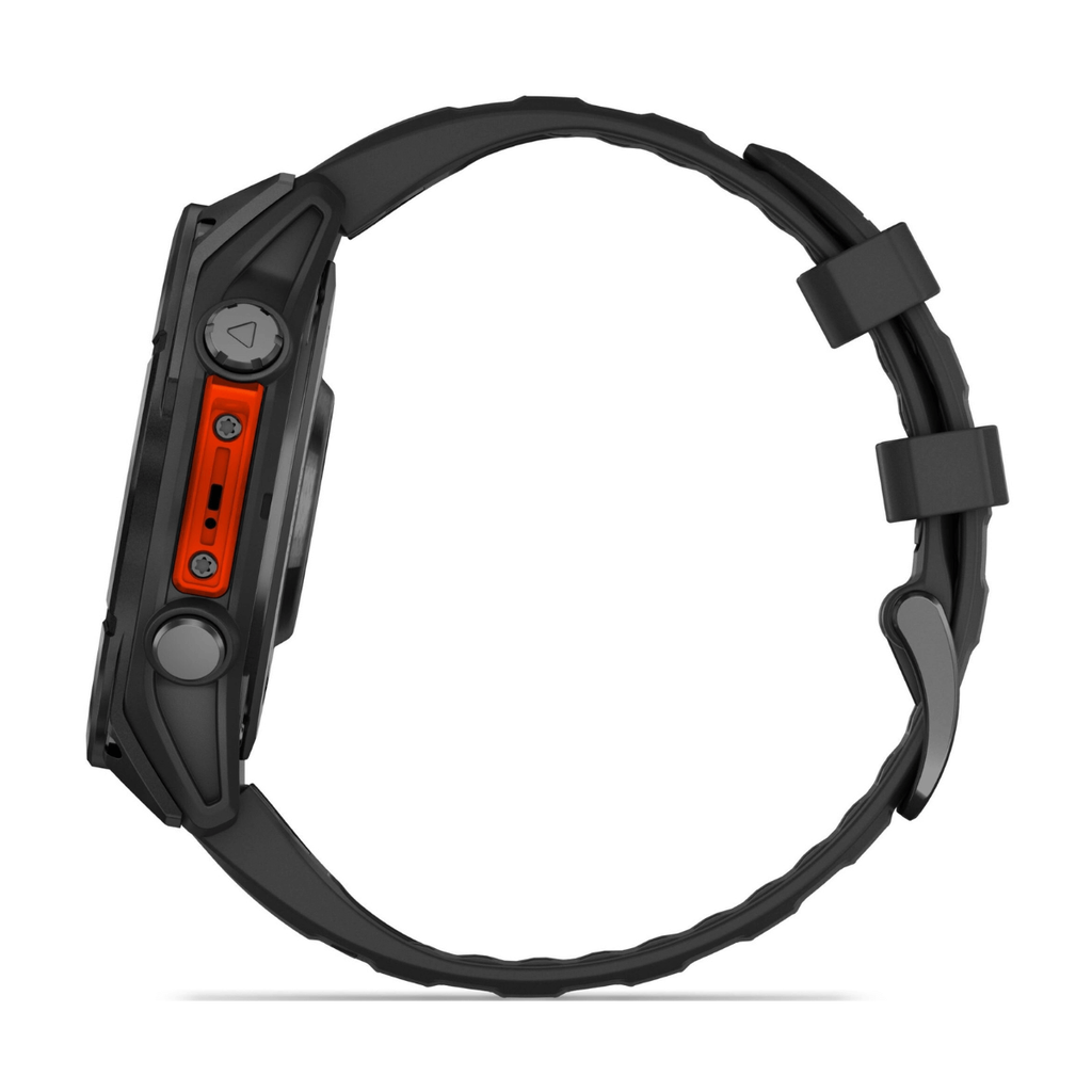 Garmin Fénix 8 AMOLED 47mm GPS Gris con Correa de Silicona Negra
