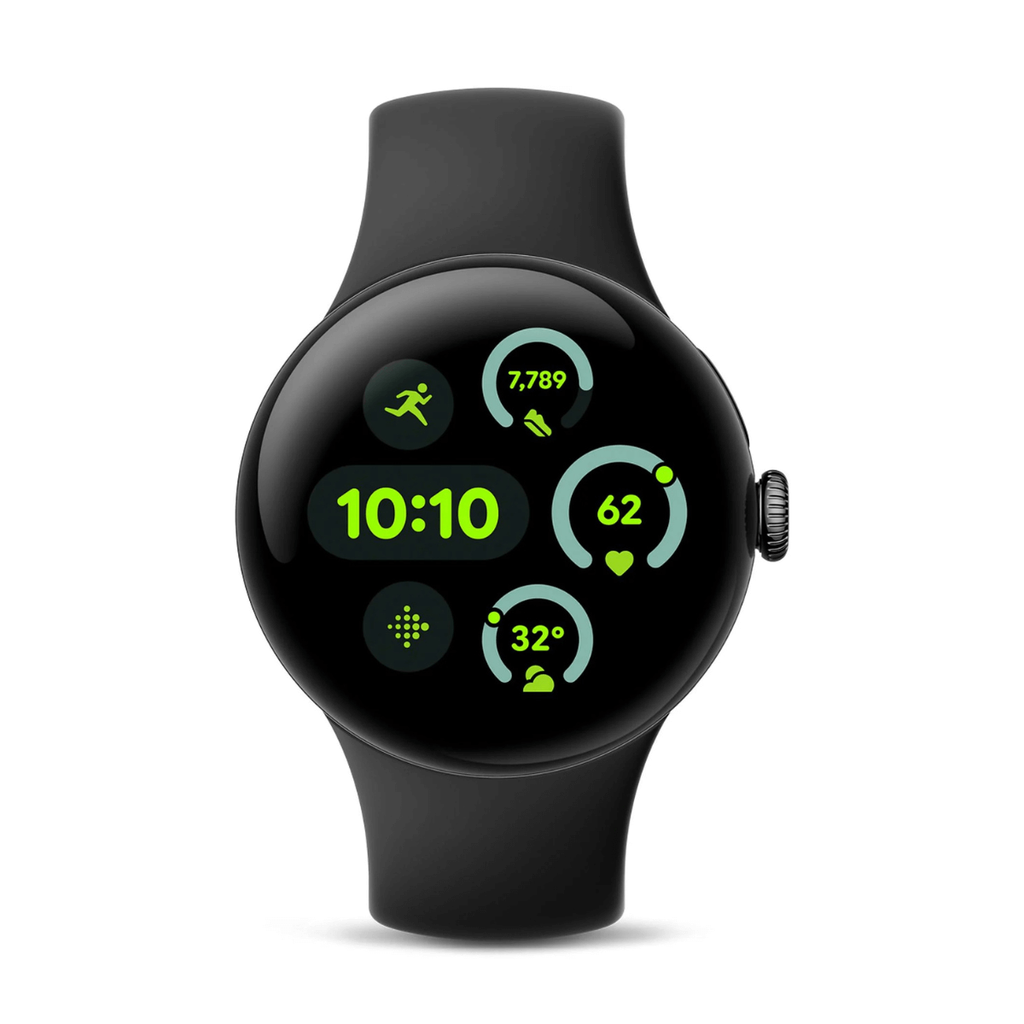 Google Pixel Watch 3 45mm LTE Negro (Matte Black) y Correa Deportiva Negra (Obsidian)

